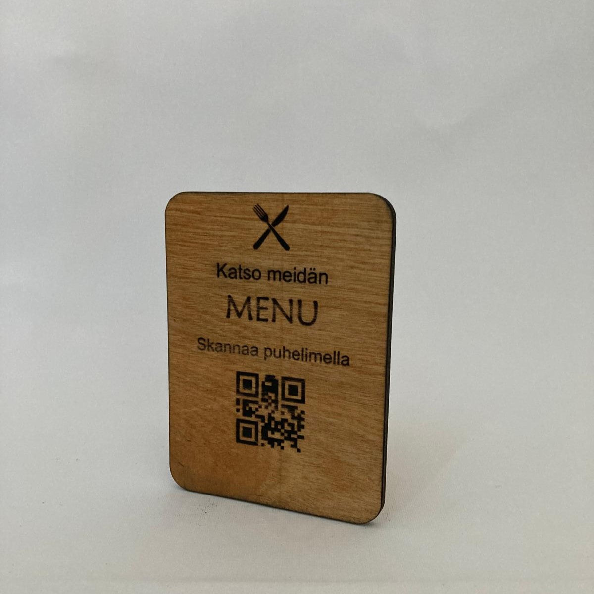 Menu QR-Koodikyltti