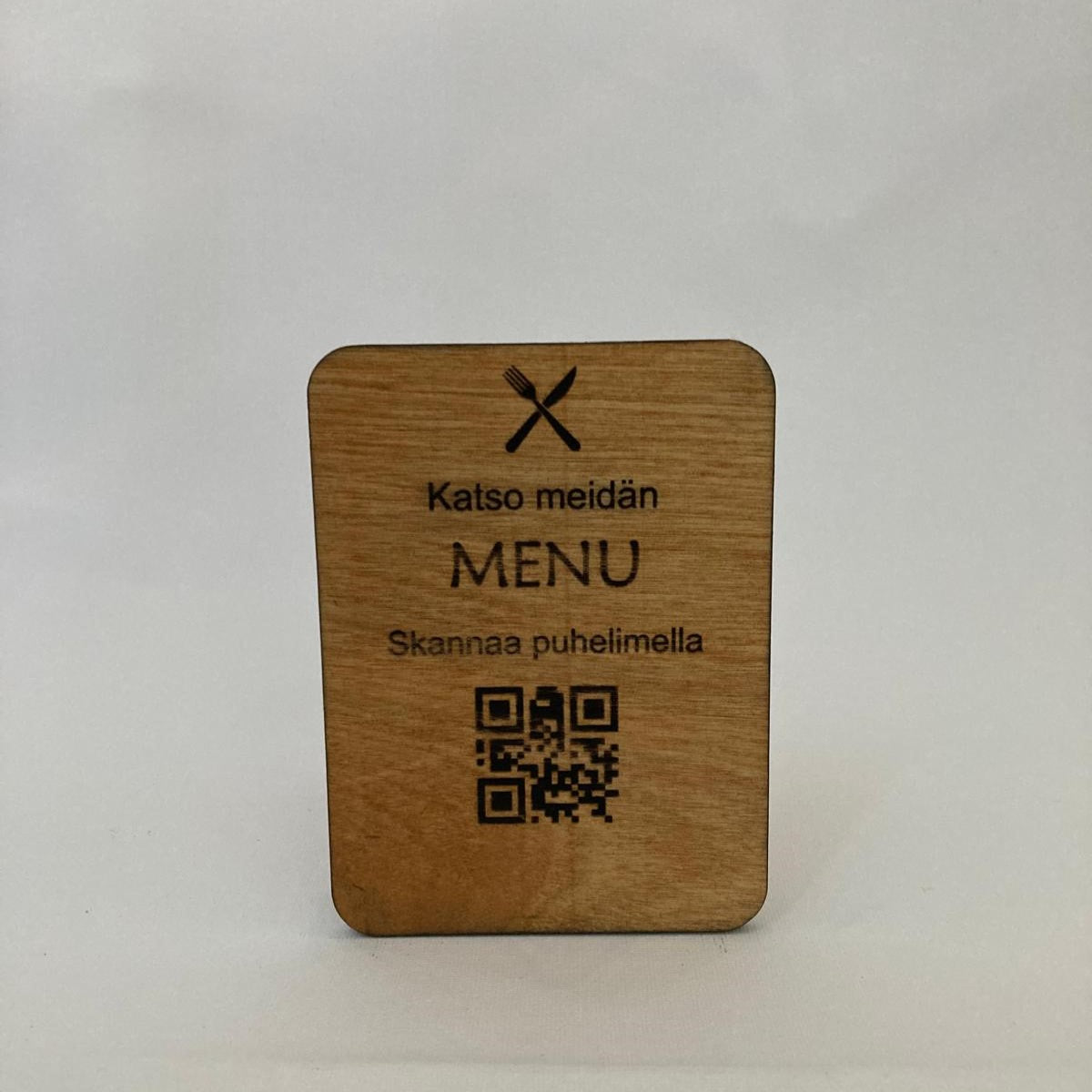 Menu QR-Koodikyltti